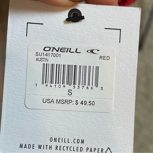 NWT O’Neill Crochet Top size small - Picture 6 of 7